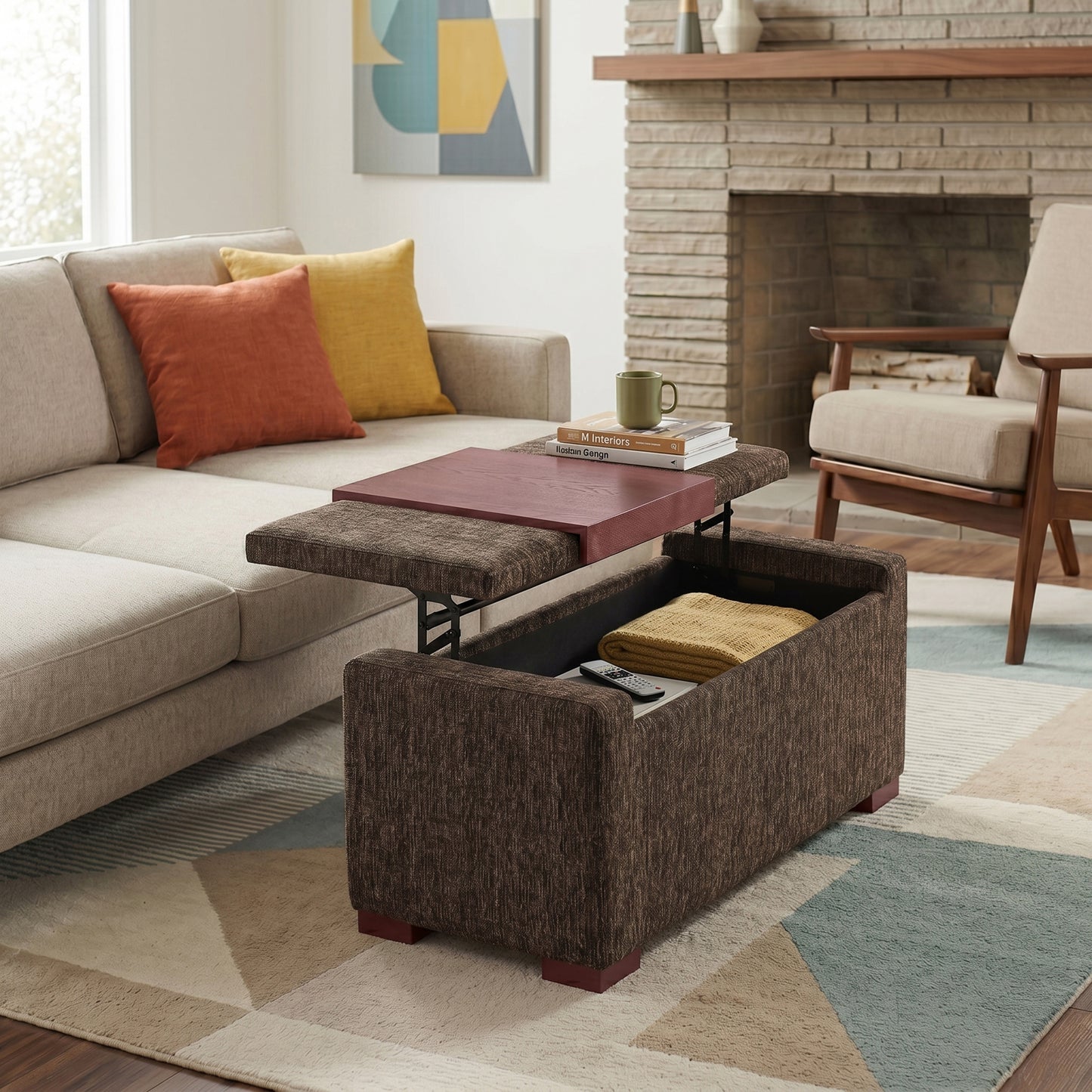 Bretton Storage Ottoman