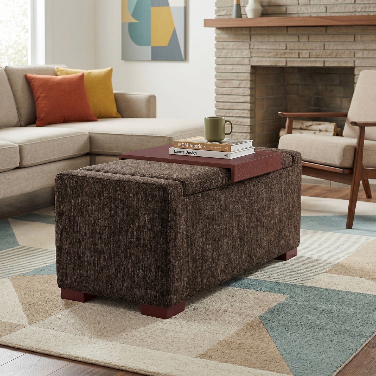 Bretton Storage Ottoman