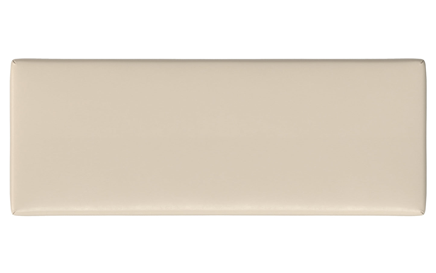 Chanelle Ottoman Bench in Distressed Vegan Leather
