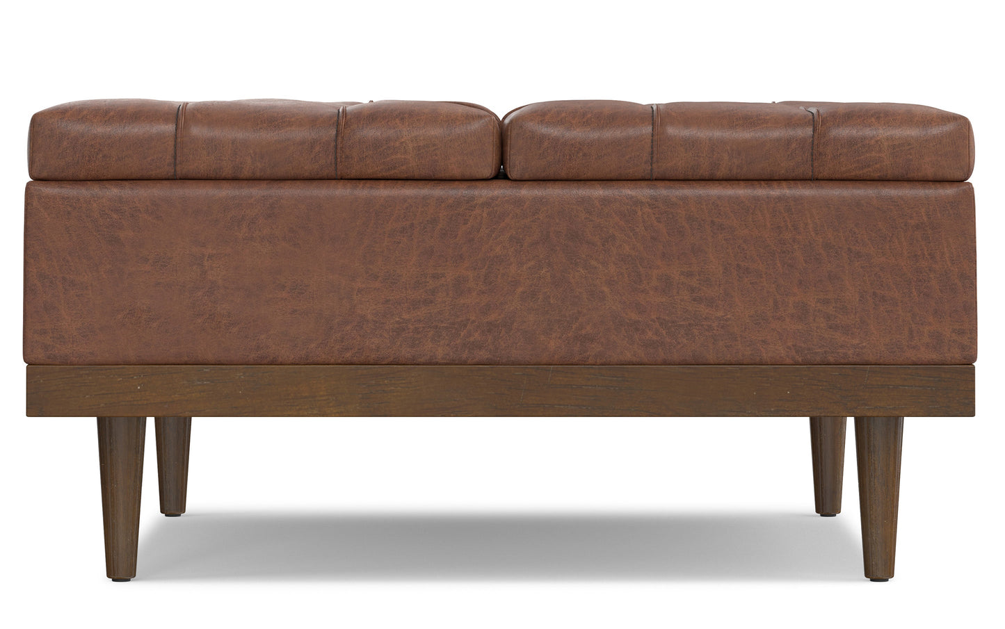 Mariah Lift Top Table Storage Ottoman in Distressed Vegan Leather