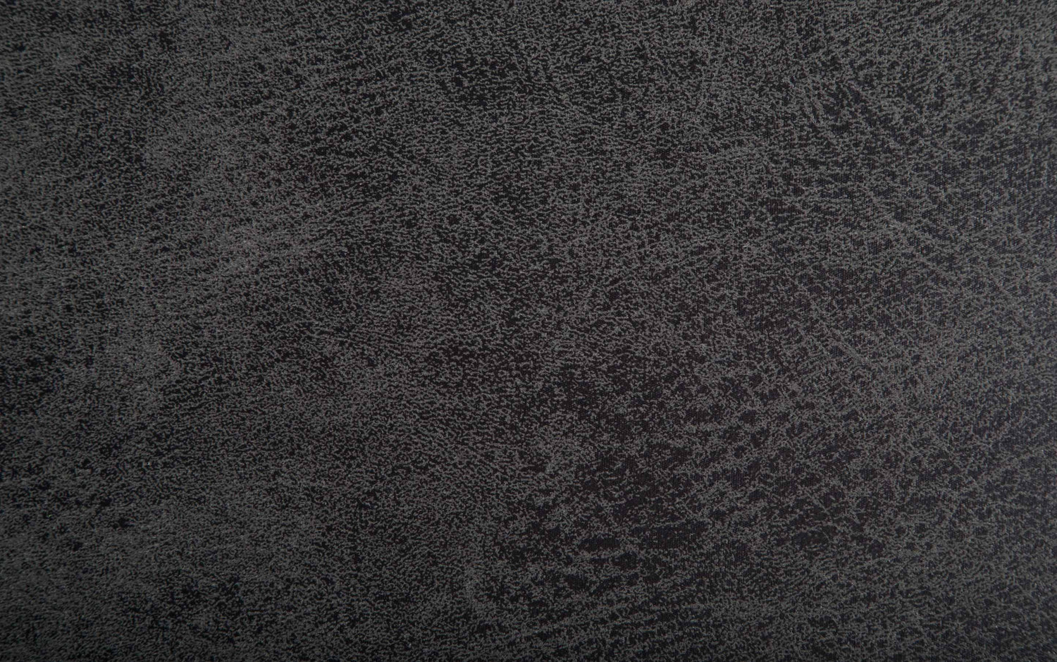Distressed Black Taupe Distressed Vegan Leather | Shay Mid Century Rectangular Storage Ottoman