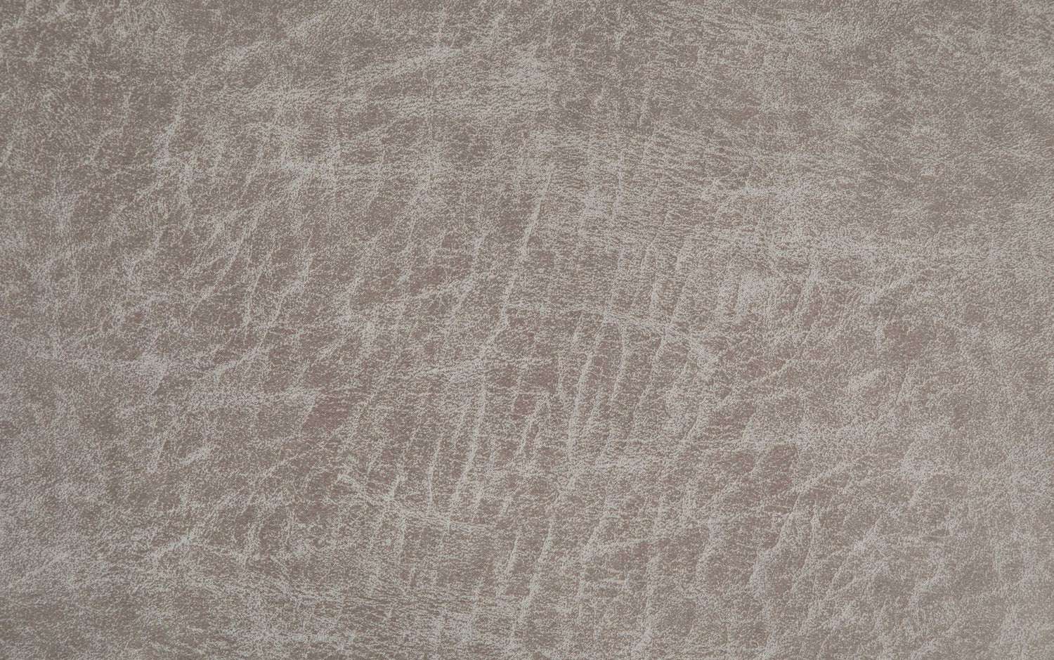 Distressed Grey Taupe Distressed Vegan Leather | Shay Mid Century Rectangular Storage Ottoman