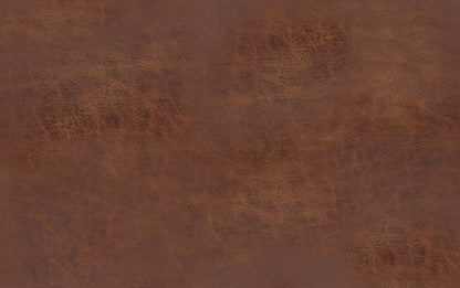 Distressed Saddle Brown Distressed Vegan Leather | Owen Coffee Table Ottoman with Storage