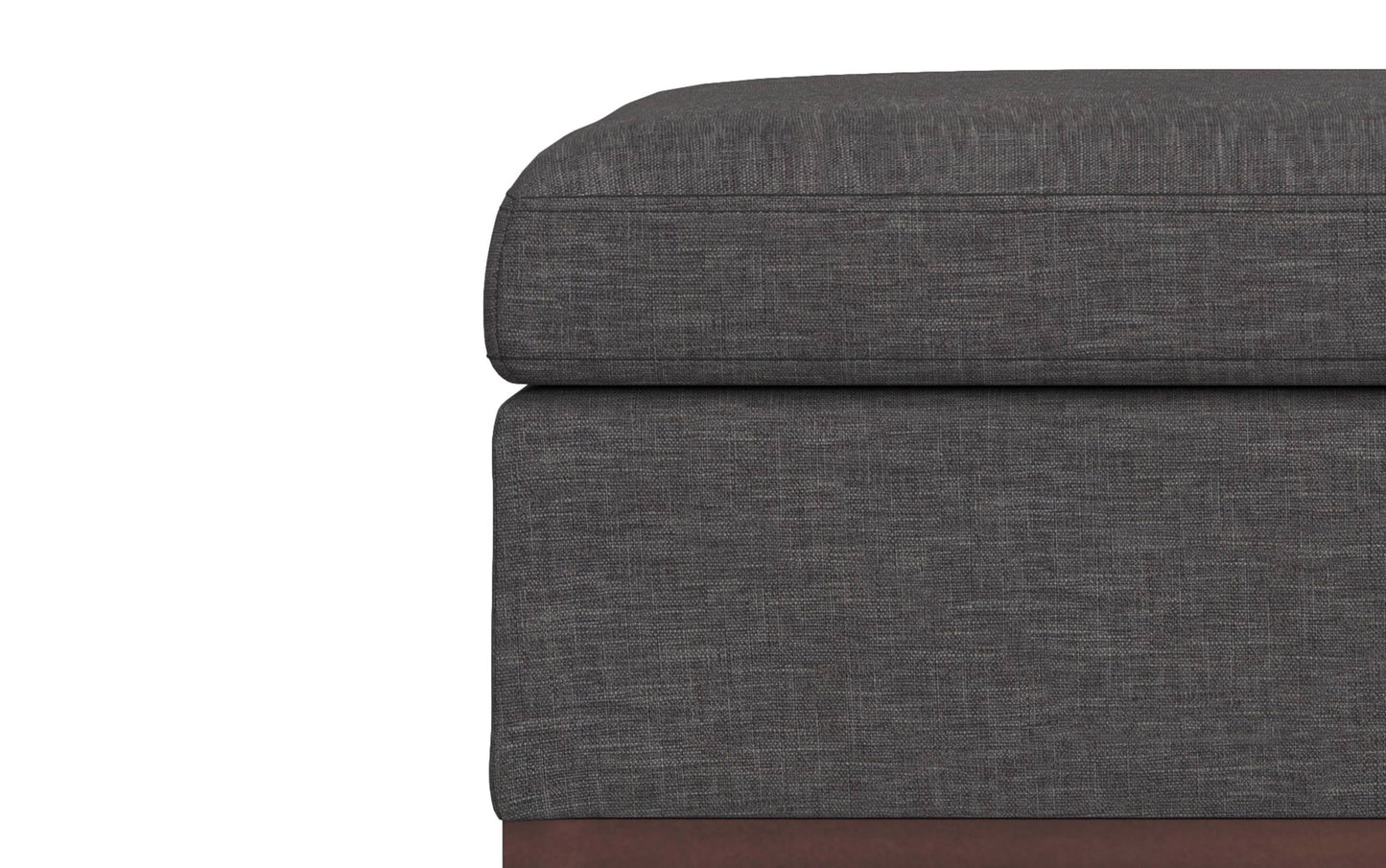 Owen Medium Square Table Ottoman in Linen