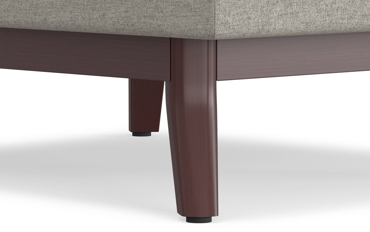 Owen Small Coffee Table Ottoman in Linen