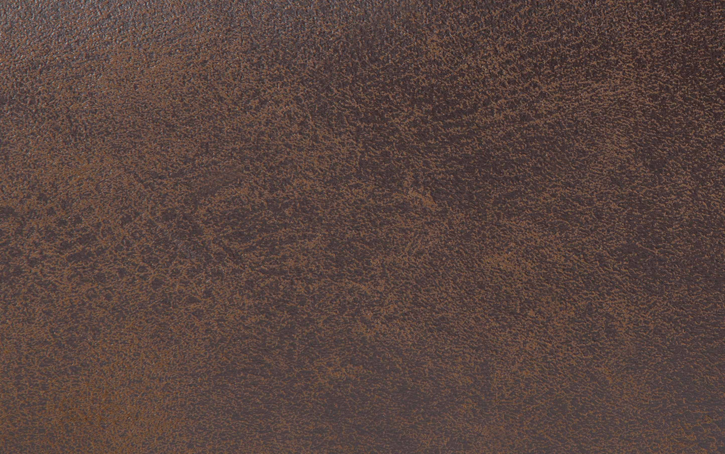 Distressed Chestnut Brown Distressed Vegan Leather | Owen Small Coffee Table Ottoman in Distressed Vegan Leather