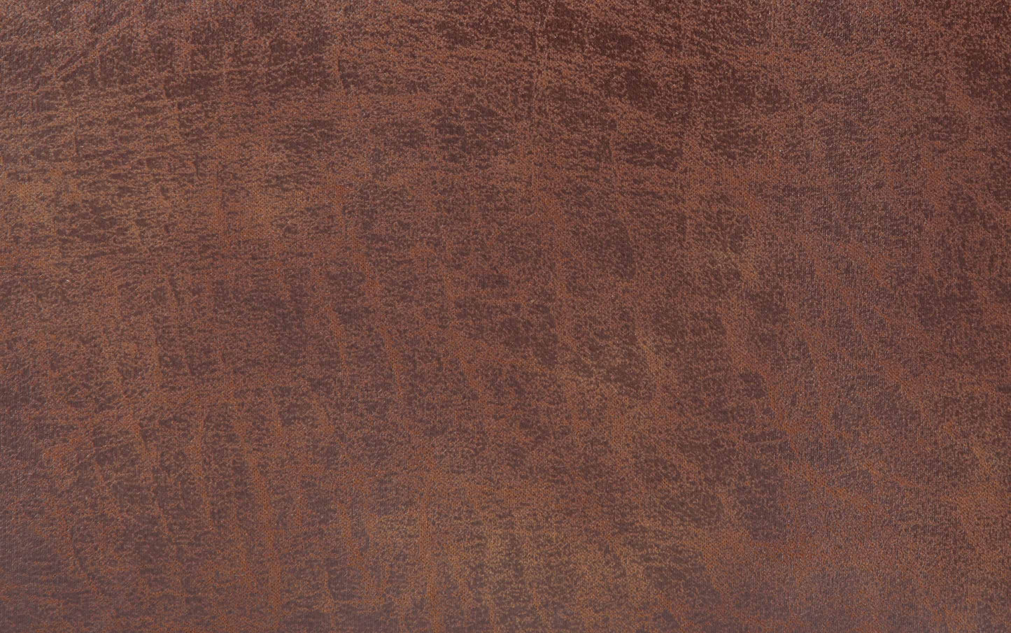 Distressed Saddle Brown Distressed Vegan Leather | Owen Small Coffee Table Ottoman in Distressed Vegan Leather