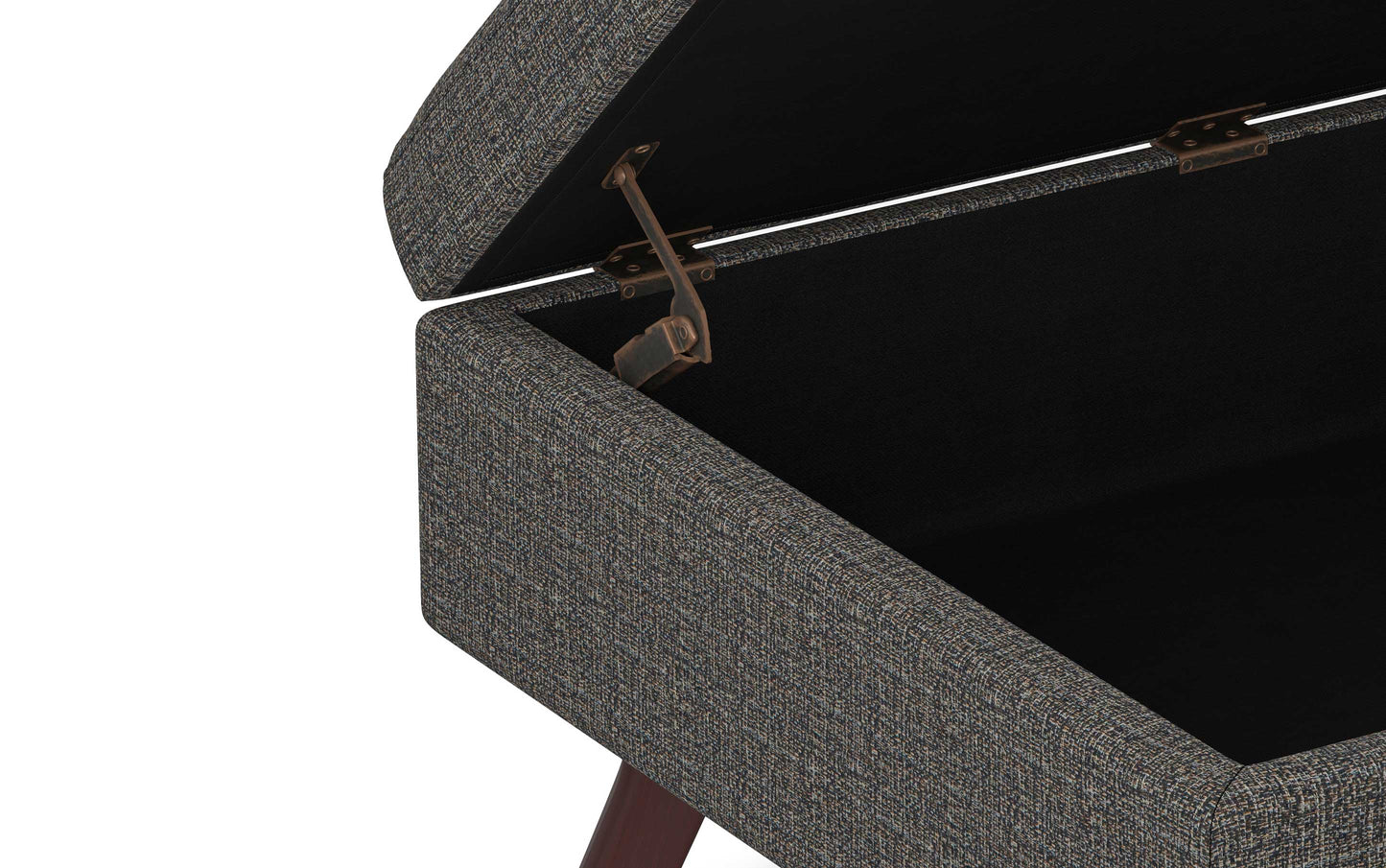 Owen Small Coffee Table Ottoman in Tweed