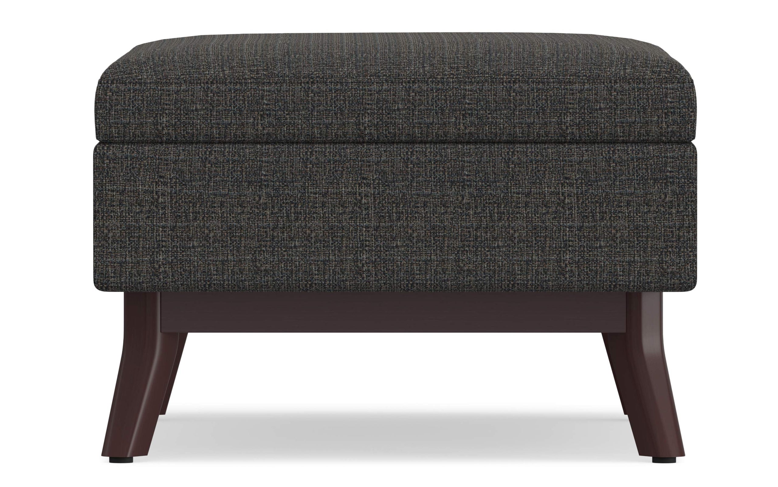 Ebony Tweed Style Fabric | Owen Coffee Table Ottoman with Storage