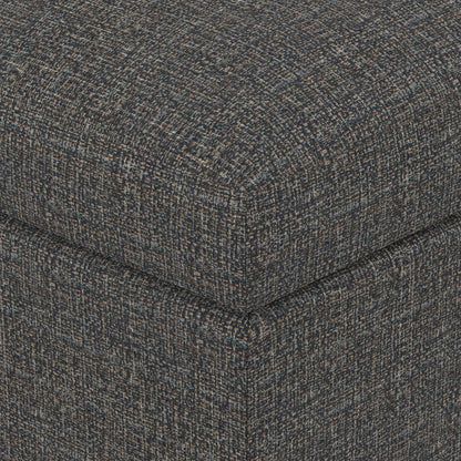 Ebony Tweed Style Fabric | Owen Coffee Table Ottoman in Tweed