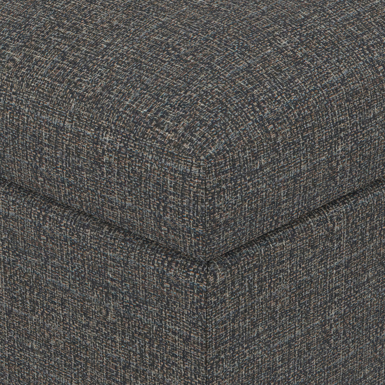 Ebony Tweed Style Fabric | Owen Coffee Table Ottoman in Tweed