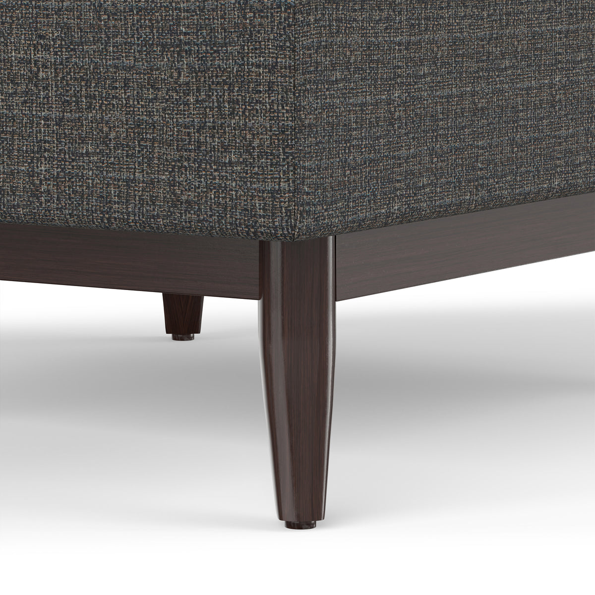 Ebony Tweed Style Fabric | Owen Coffee Table Ottoman in Tweed