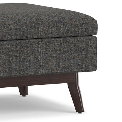 Ebony Tweed Style Fabric | Owen Coffee Table Ottoman in Tweed