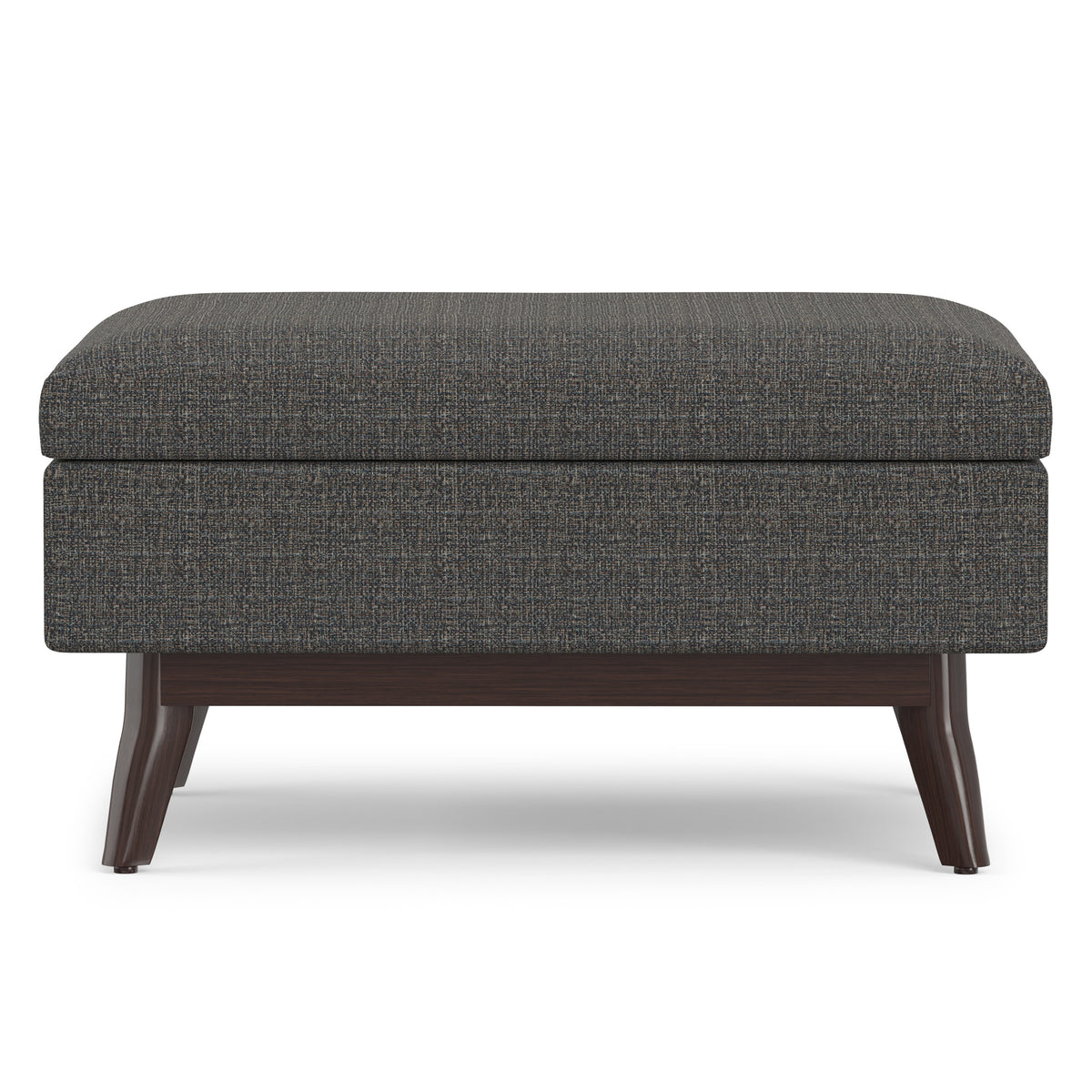 Ebony Tweed Style Fabric | Owen Coffee Table Ottoman in Tweed