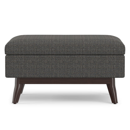Ebony Tweed Style Fabric | Owen Coffee Table Ottoman in Tweed