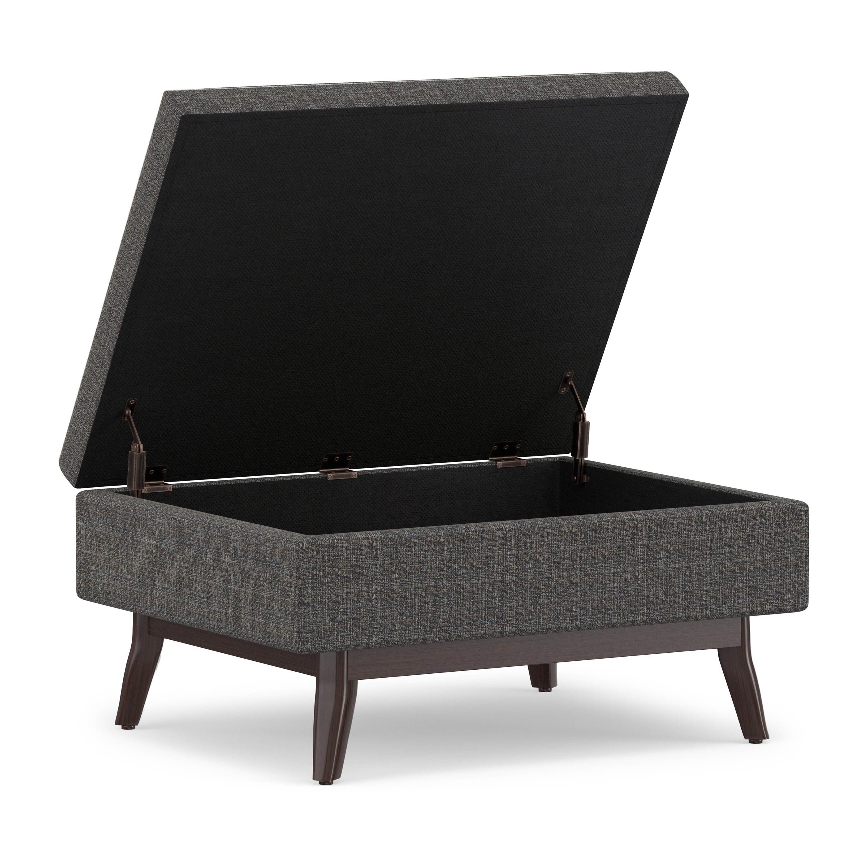 Large Vegan Leather Storage Ottoman | Owen Ottoman – Simpli Home