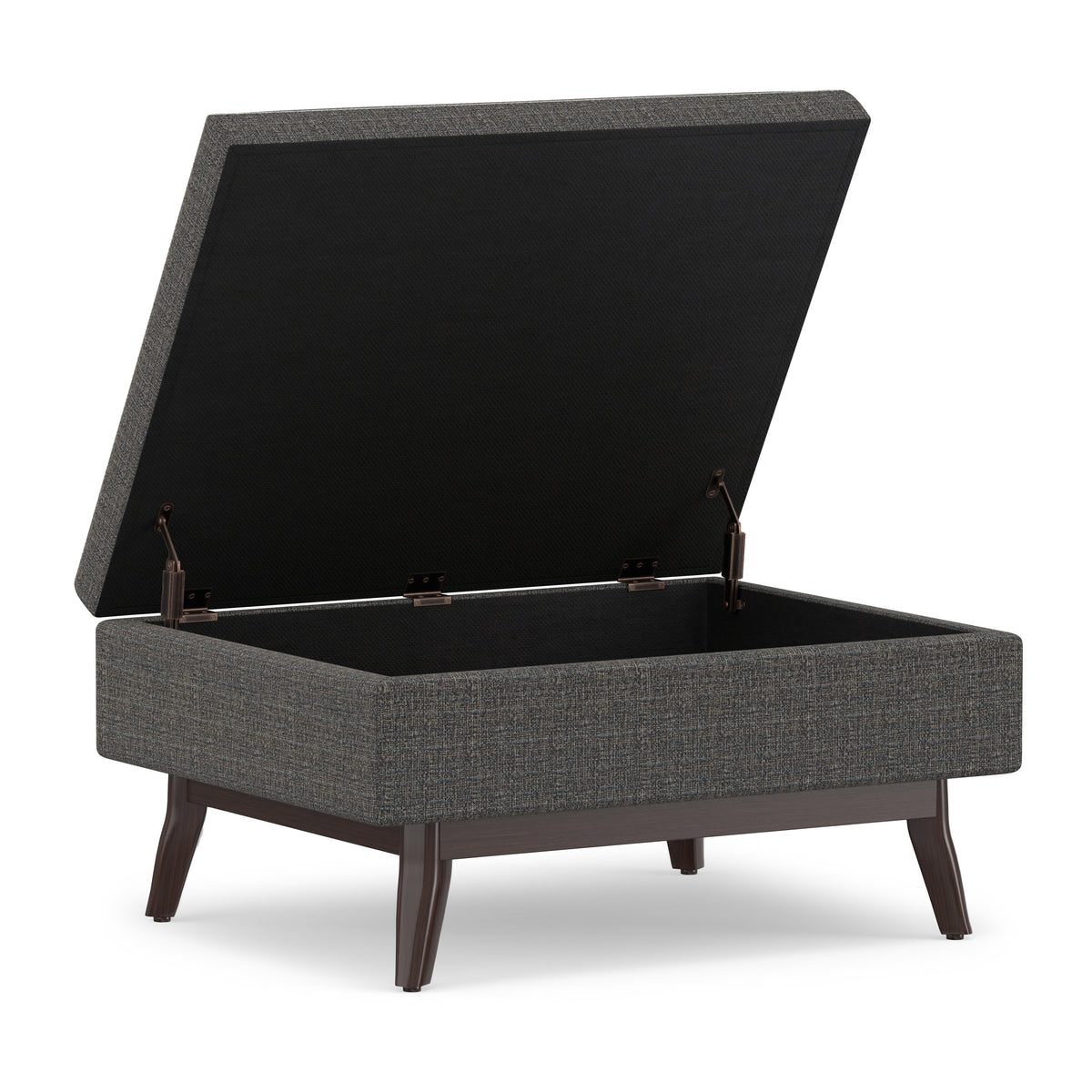 Ebony Tweed Style Fabric | Owen Coffee Table Ottoman in Tweed