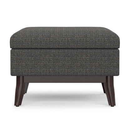 Ebony Tweed Style Fabric | Owen Coffee Table Ottoman in Tweed