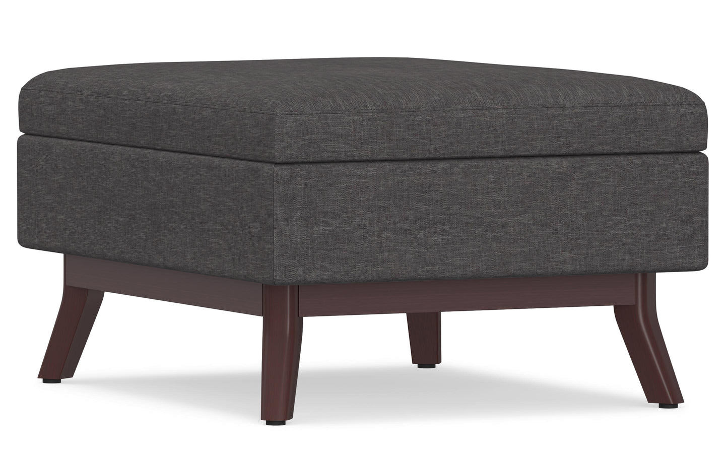 Owen Small Coffee Table Ottoman in Linen