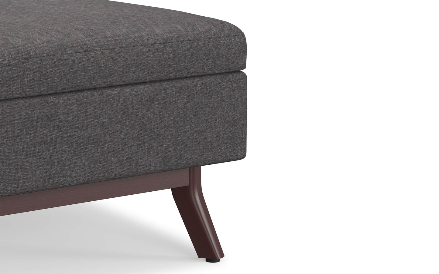Owen Small Coffee Table Ottoman in Linen