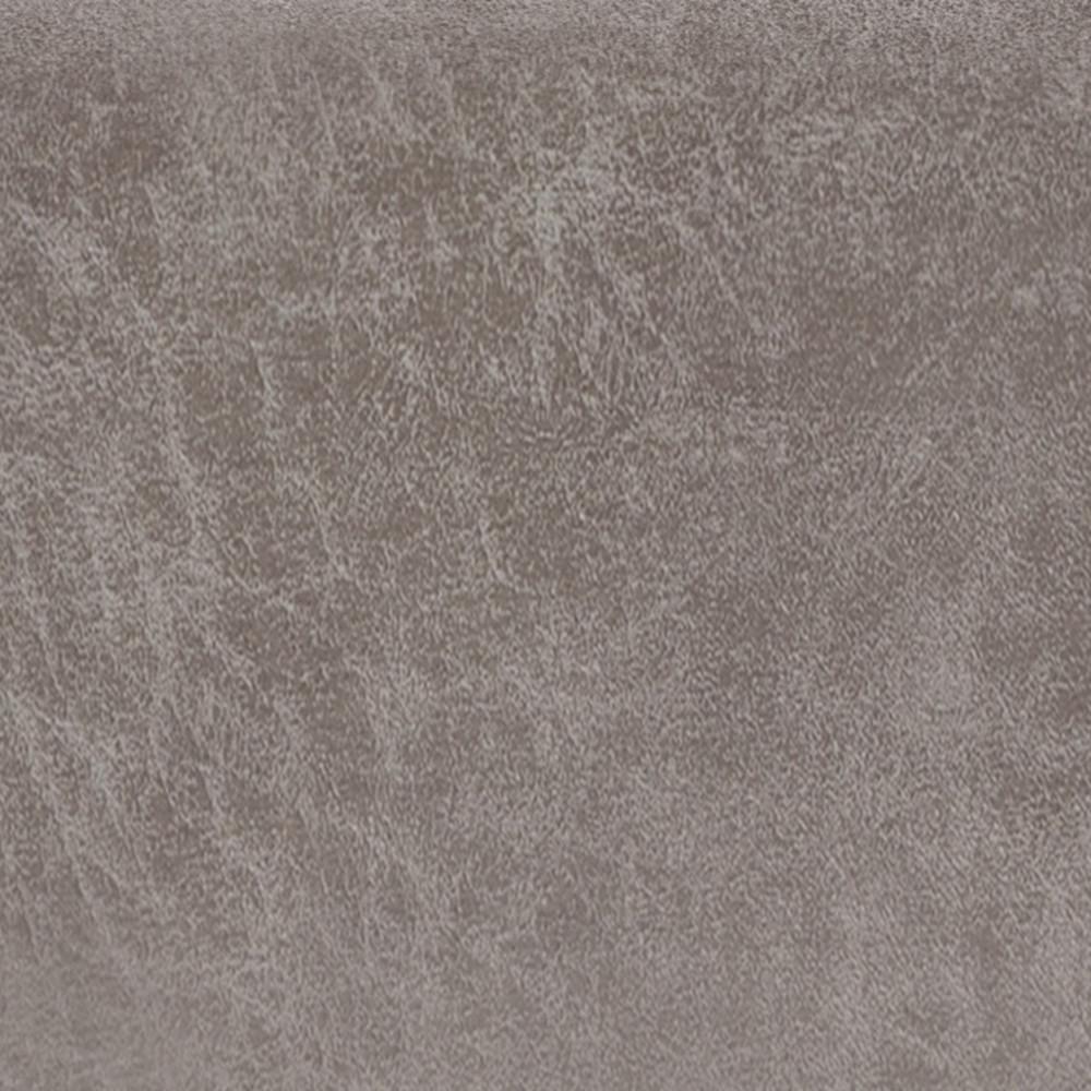 Distressed Grey Distressed Vegan Leather | Owen Tray Top Small Coffee Table Storage Ottoman