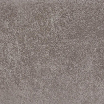 Distressed Grey Distressed Vegan Leather | Owen Tray Top Small Coffee Table Storage Ottoman