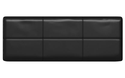 Midnight Black | Afton Storage Ottoman Bench