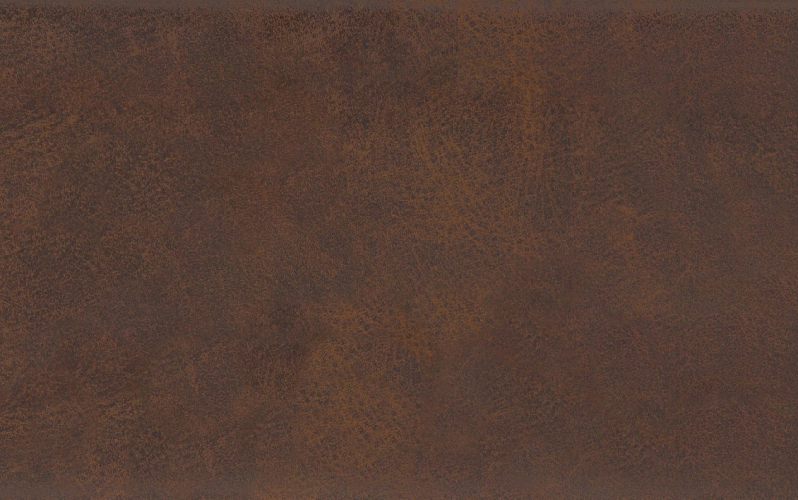 Distressed Chestnut Brown Distressed Vegan Leather | Carlson Ottoman Bench in Distressed Vegan Leather