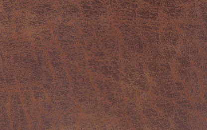 Carlson Ottoman Bench in Distressed Saddle Brown