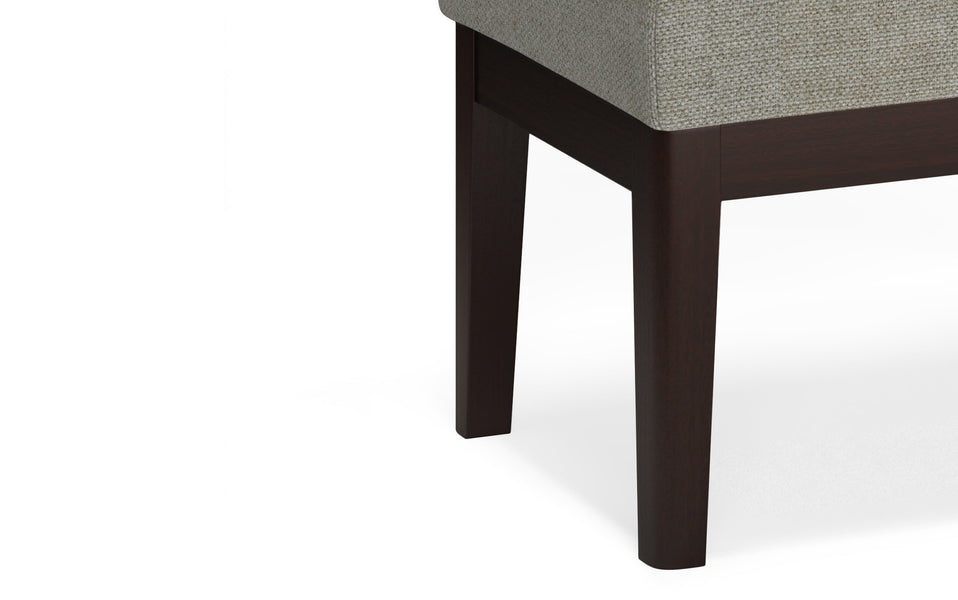 Light Grey | Carlson Small Ottoman Bench