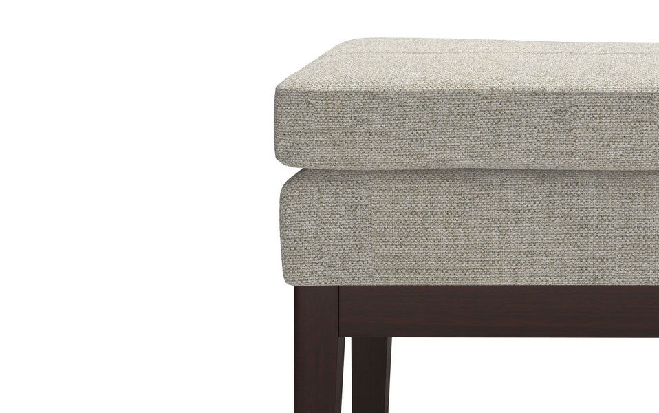 Light Grey | Carlson Small Ottoman Bench