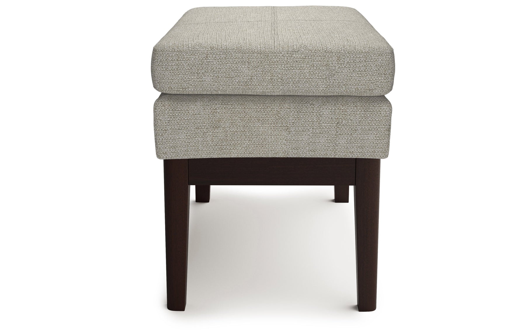 Light Grey | Carlson Small Ottoman Bench