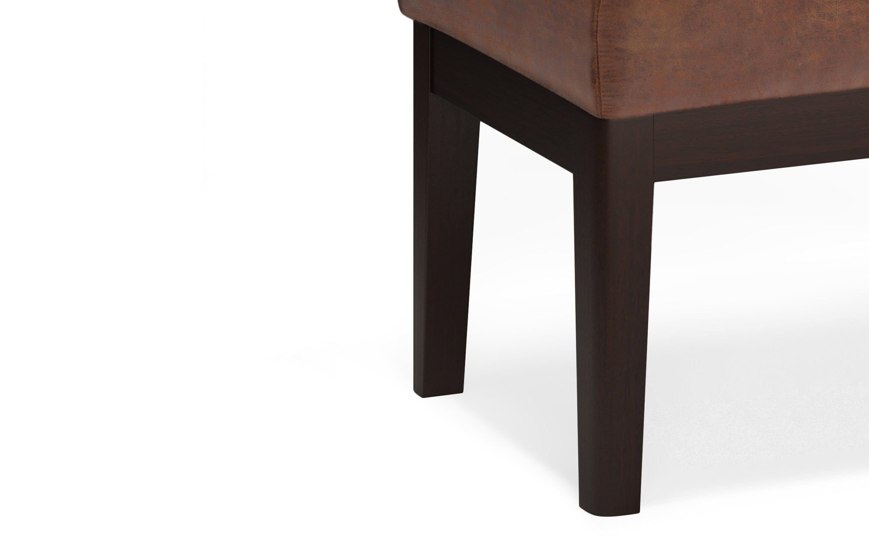 Distressed Saddle Brown | Carlson Small Ottoman Bench