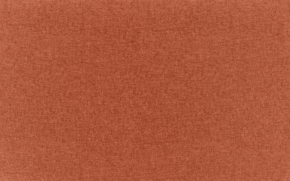 Dusty Orange Linen Style Fabric | Moore Large Ottoman