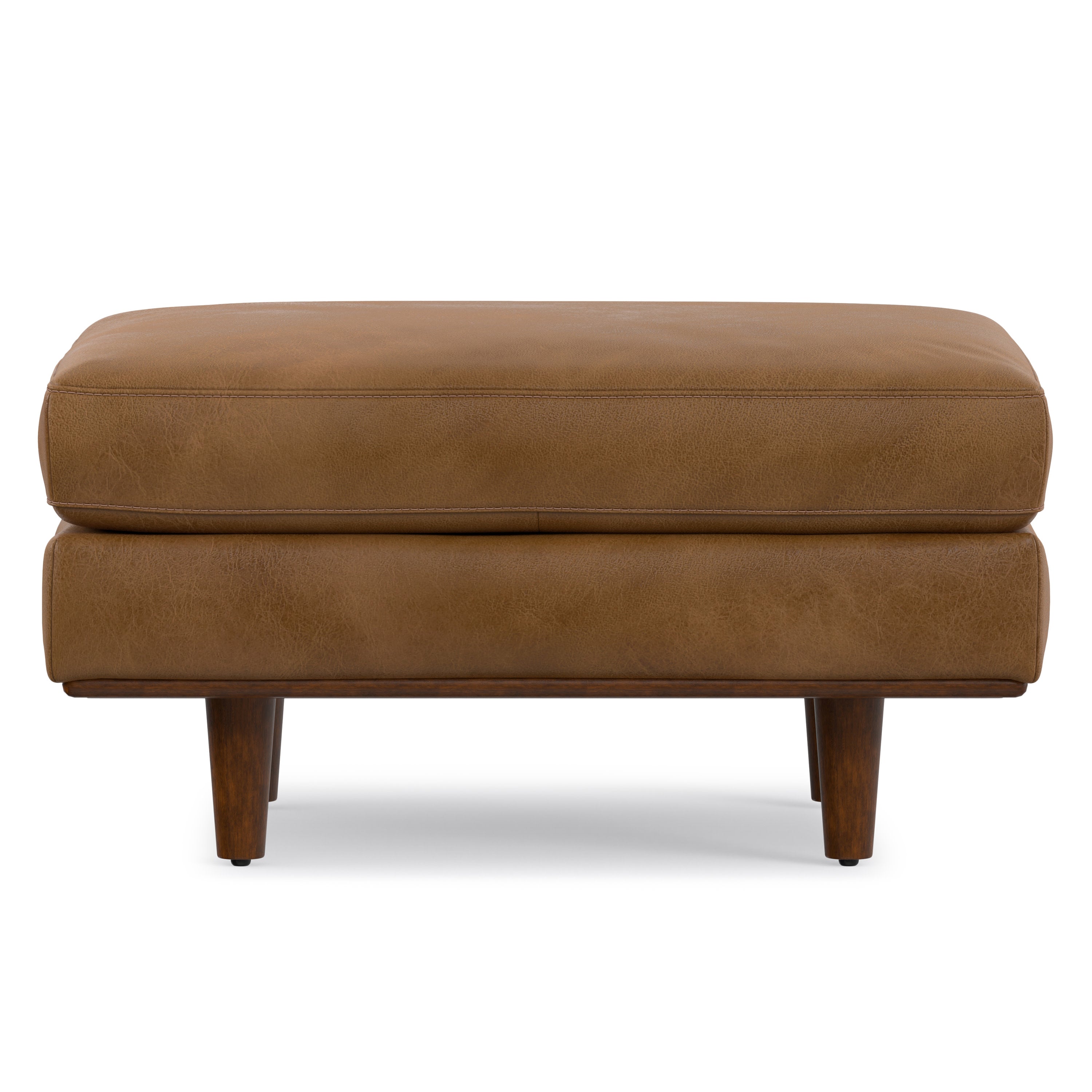 Leather Ottoman | Morrison Ottoman – Simpli Home