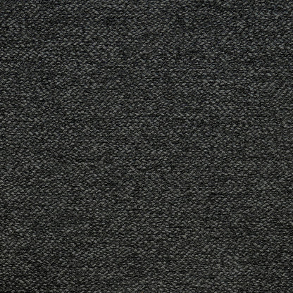 Charcoal Grey Woven-Blend Fabric | Morrison Ottoman