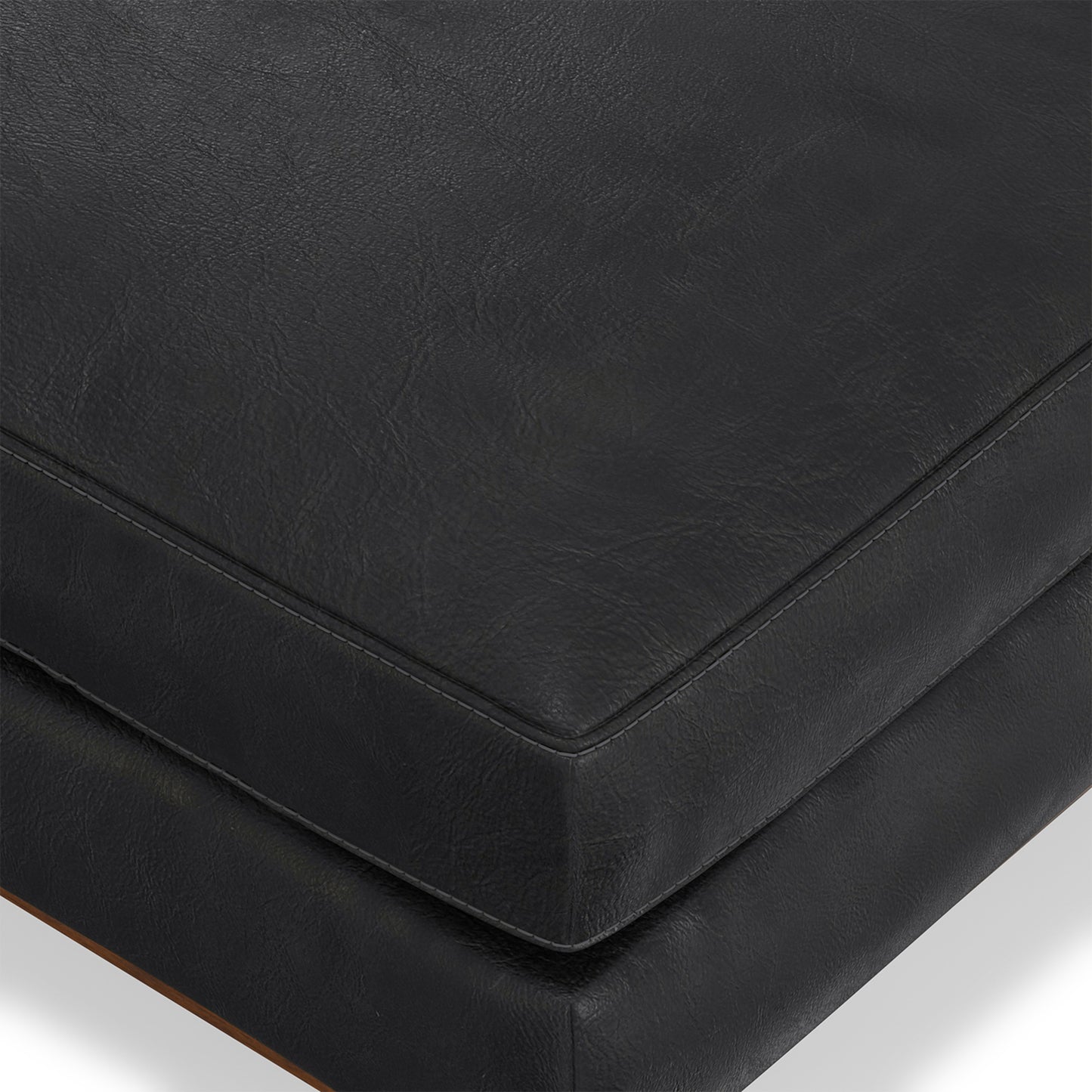 Morrison Ottoman in Genuine Top Grain Leather