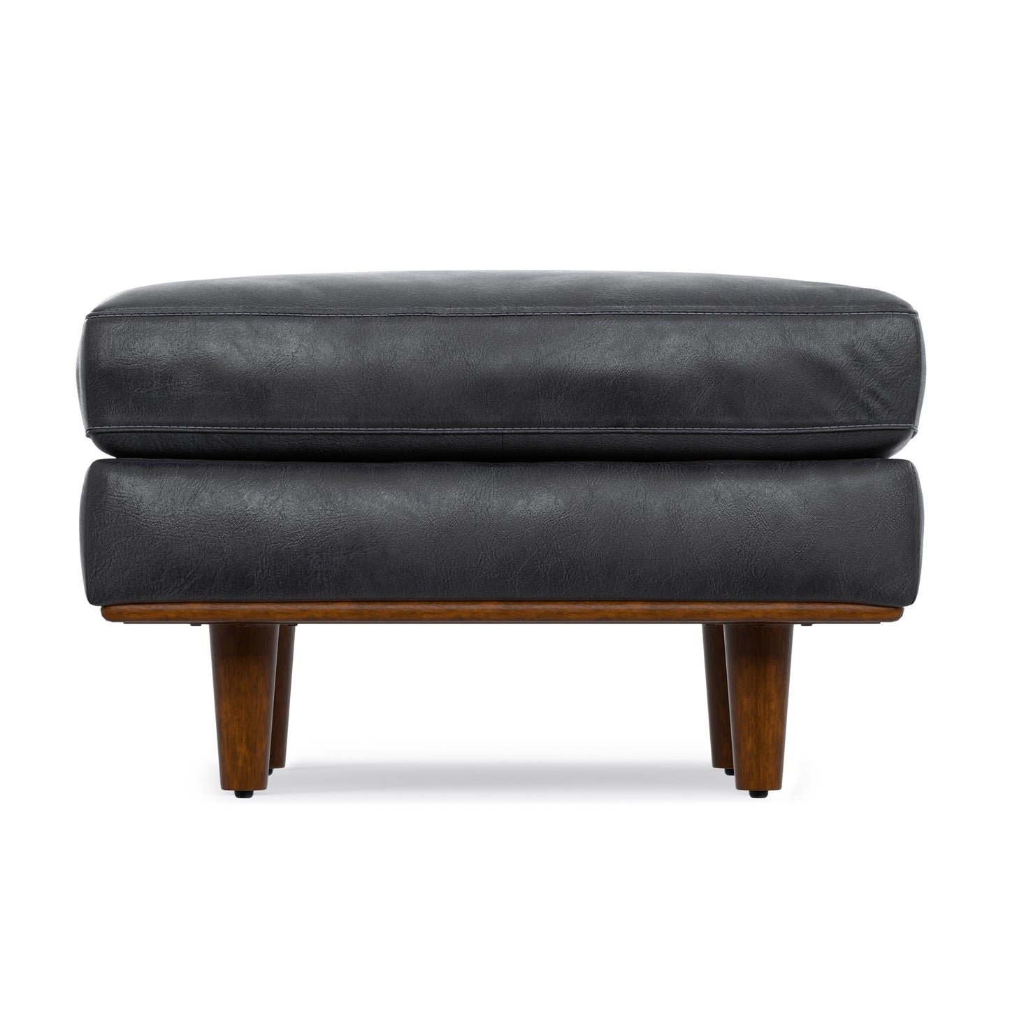 Morrison Ottoman in Genuine Top Grain Leather