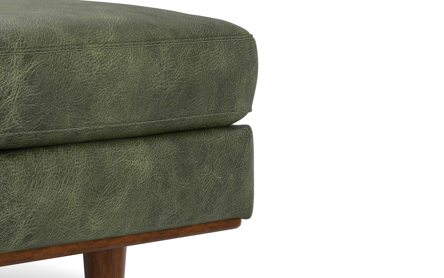 Morrison Ottoman in Genuine Top Grain Leather