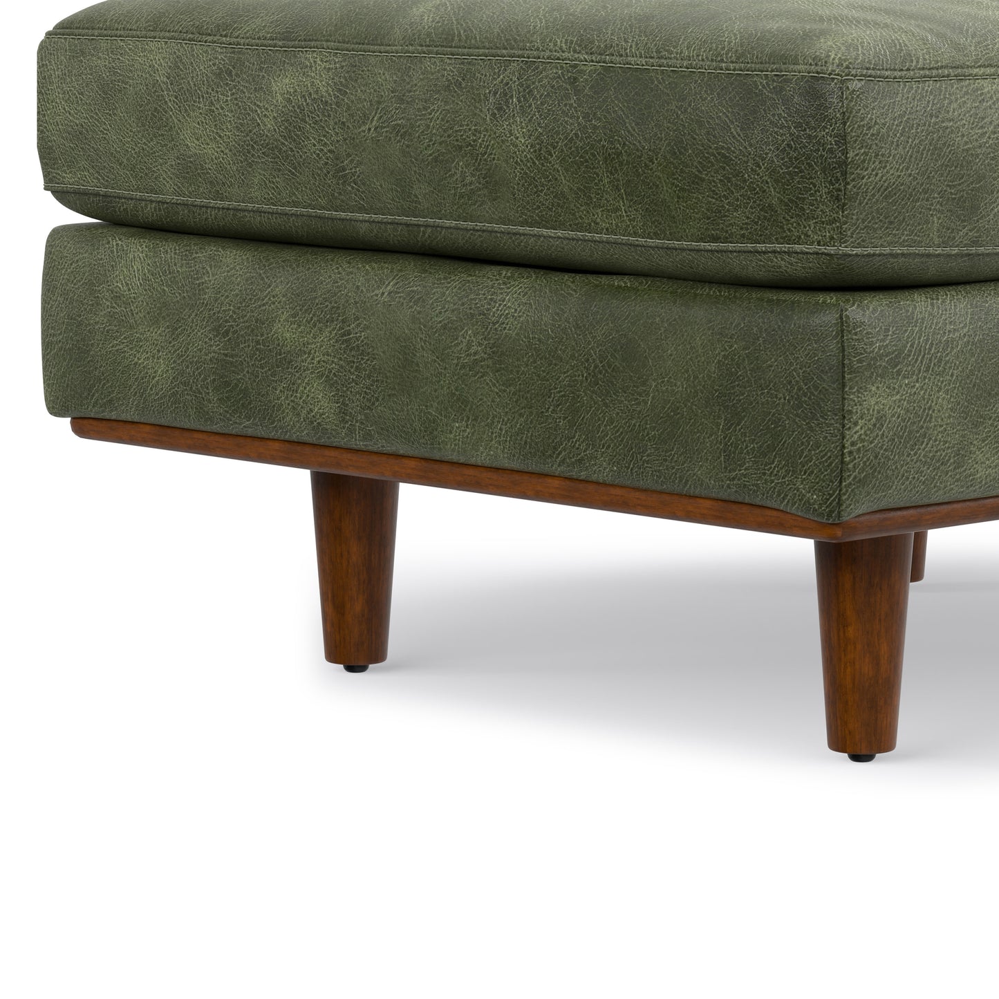Morrison Ottoman in Genuine Top Grain Leather