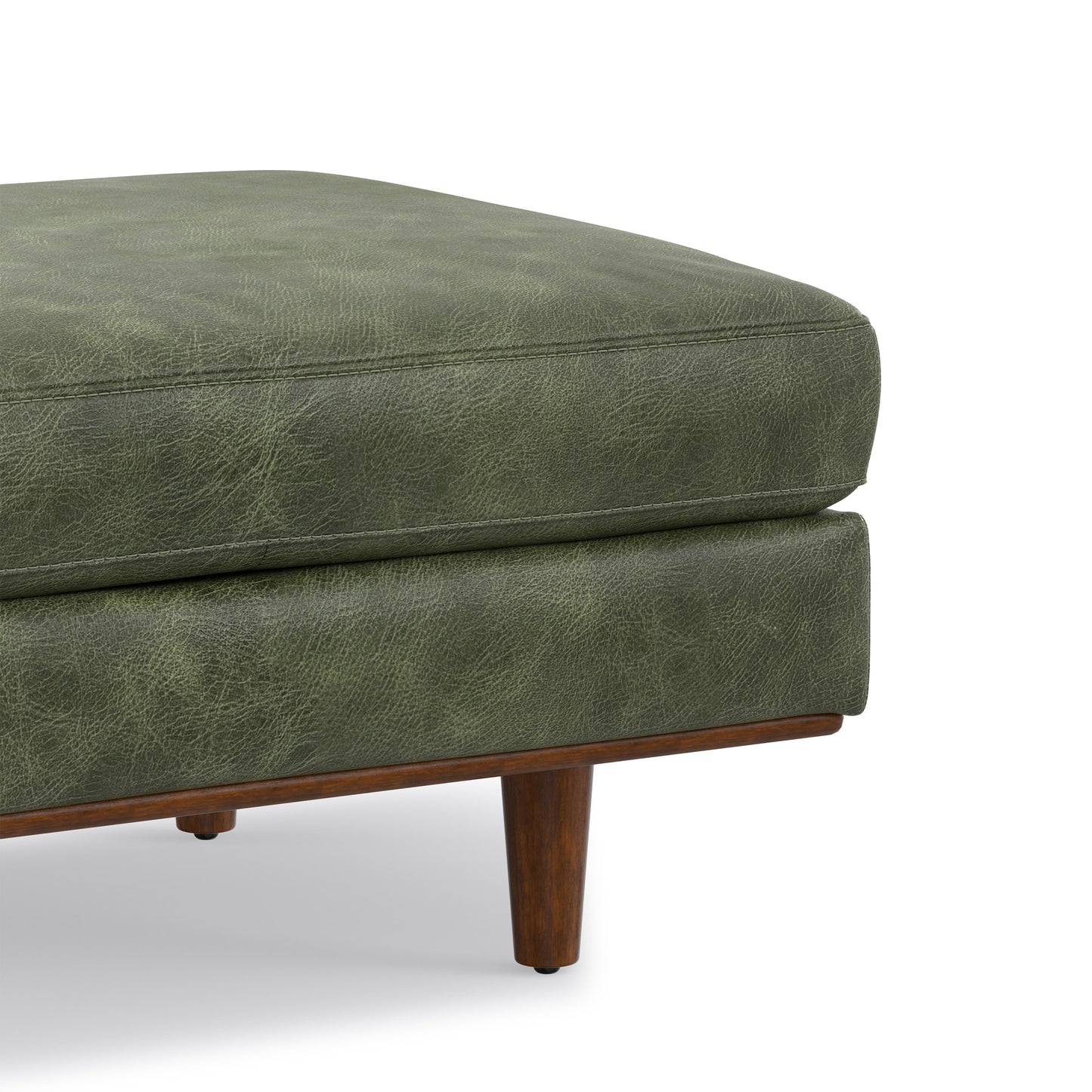 Morrison Ottoman in Genuine Top Grain Leather
