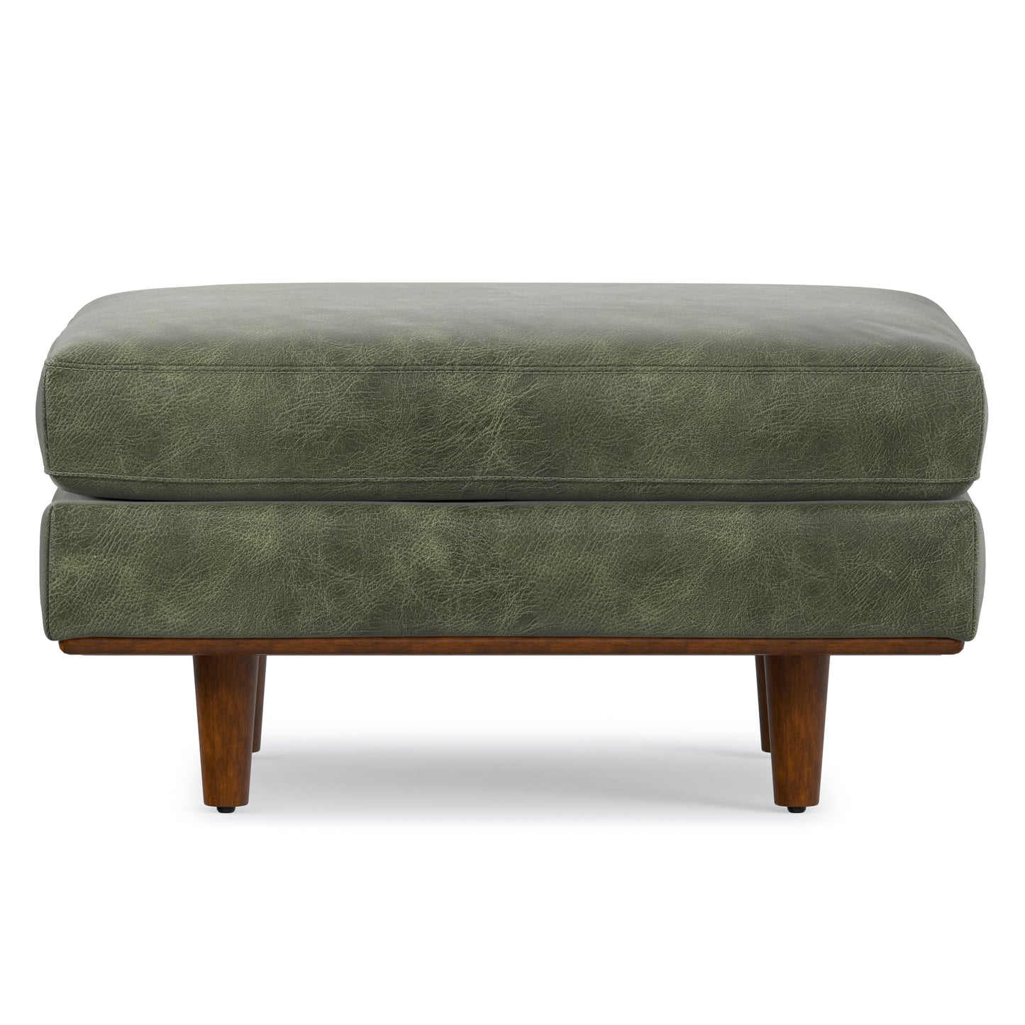 Morrison Ottoman in Genuine Top Grain Leather