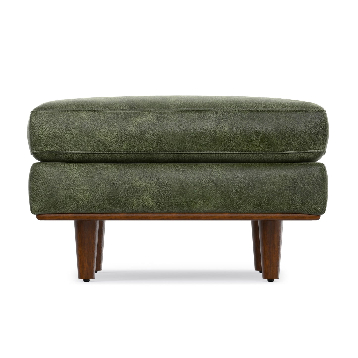 Morrison Ottoman in Genuine Top Grain Leather