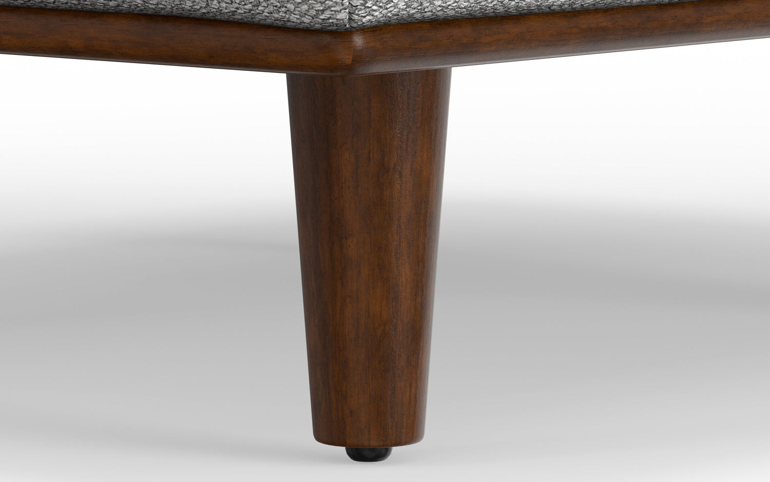 Mist Grey Woven Polyester Fabric | Morrison Ottoman