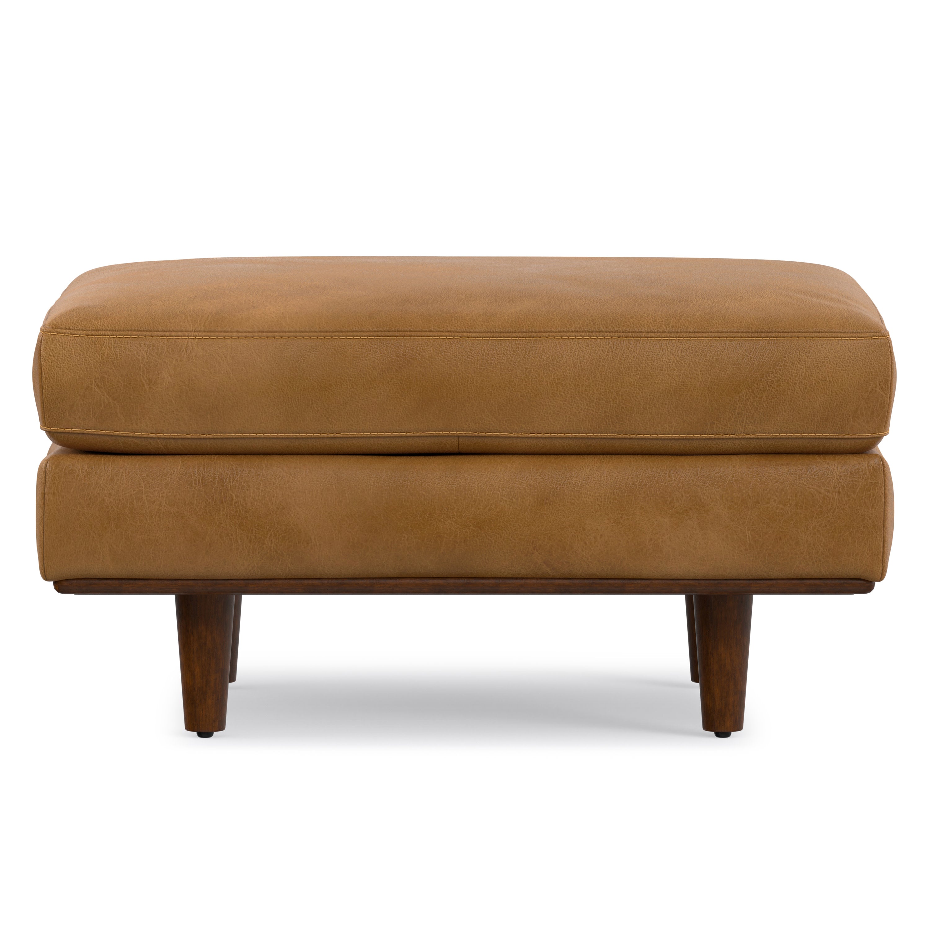 Leather Ottoman | Morrison Ottoman – Simpli Home