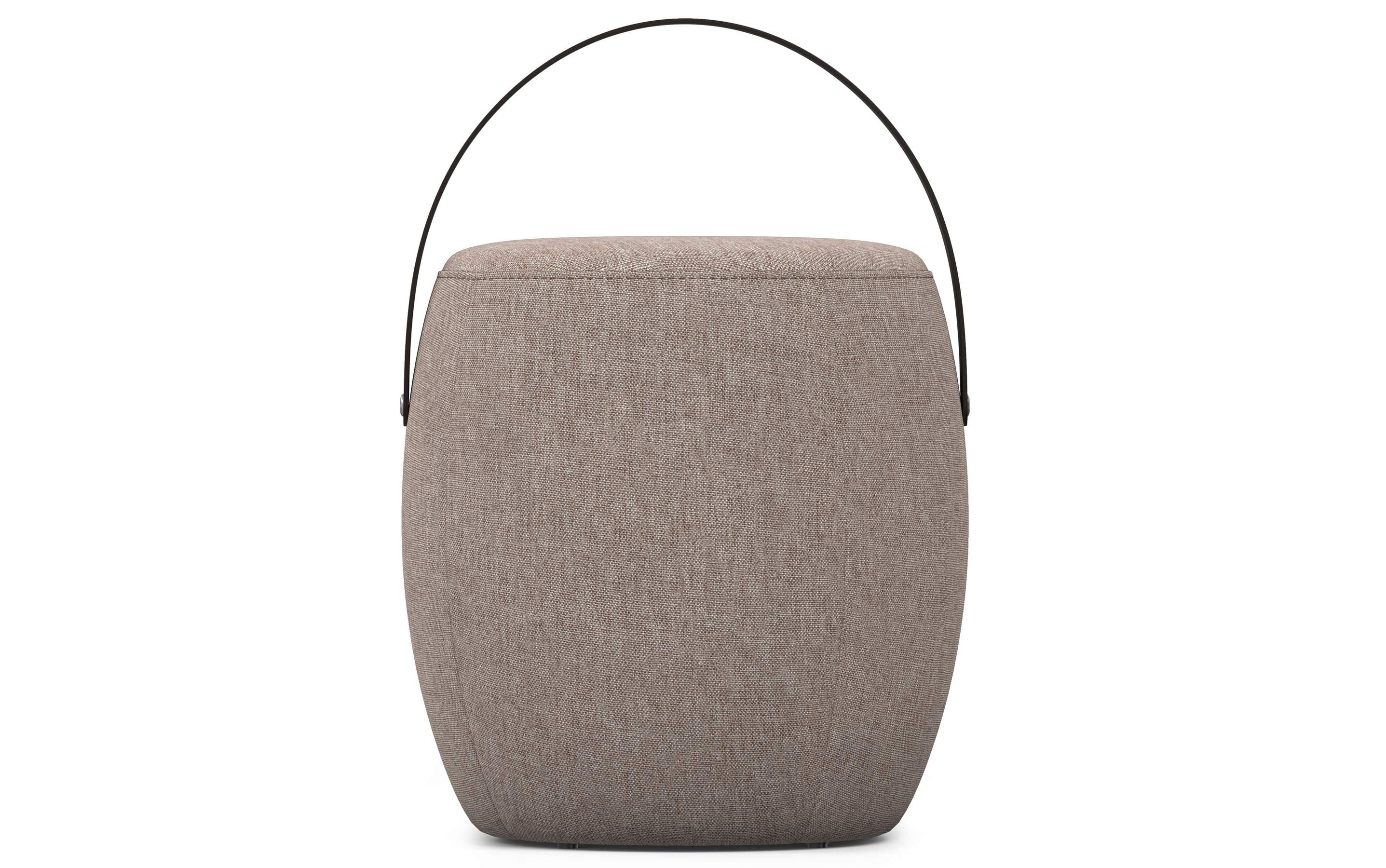 Taupe Linen Style Fabric | Ramsay Footstool