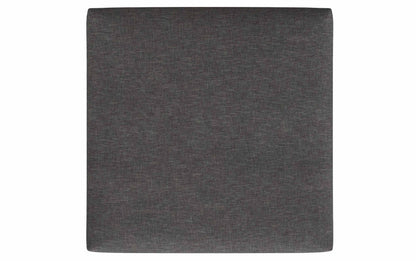 Slate Grey Linen Style Fabric | Rebecca Coffee Table Storage Ottoman with Lift Up Lid