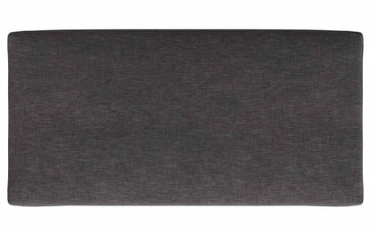 Slate Grey Linen Style Fabric | Rebecca Large Coffee Table Storage Ottoman with Lift up Lid
