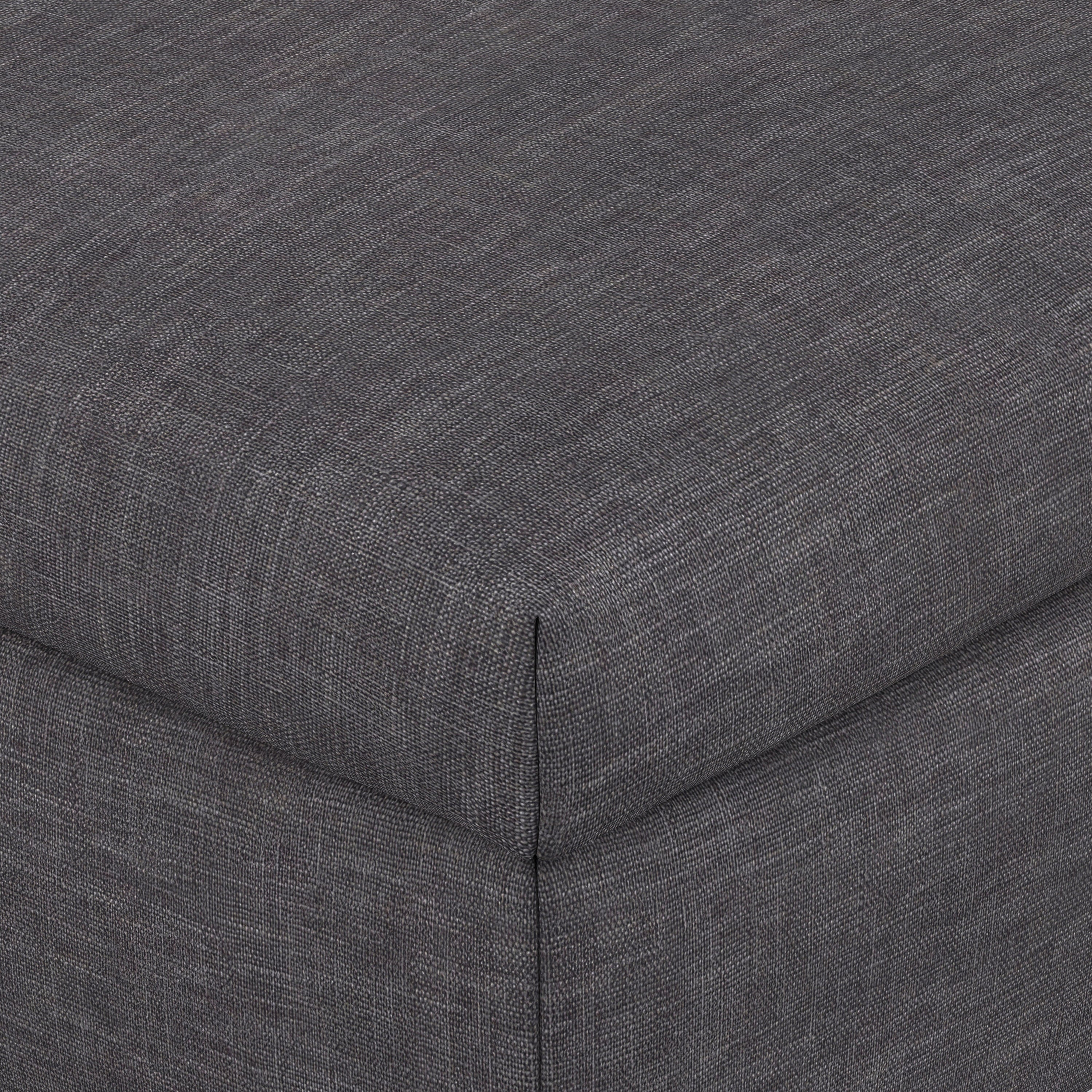 Large Linen Ottoman Coffee Table | Rebecca Lift Top Ottoman