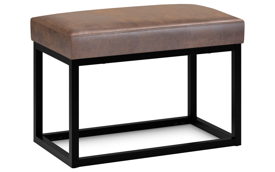 Distressed Chestnut Brown | Reynolds Small Bench